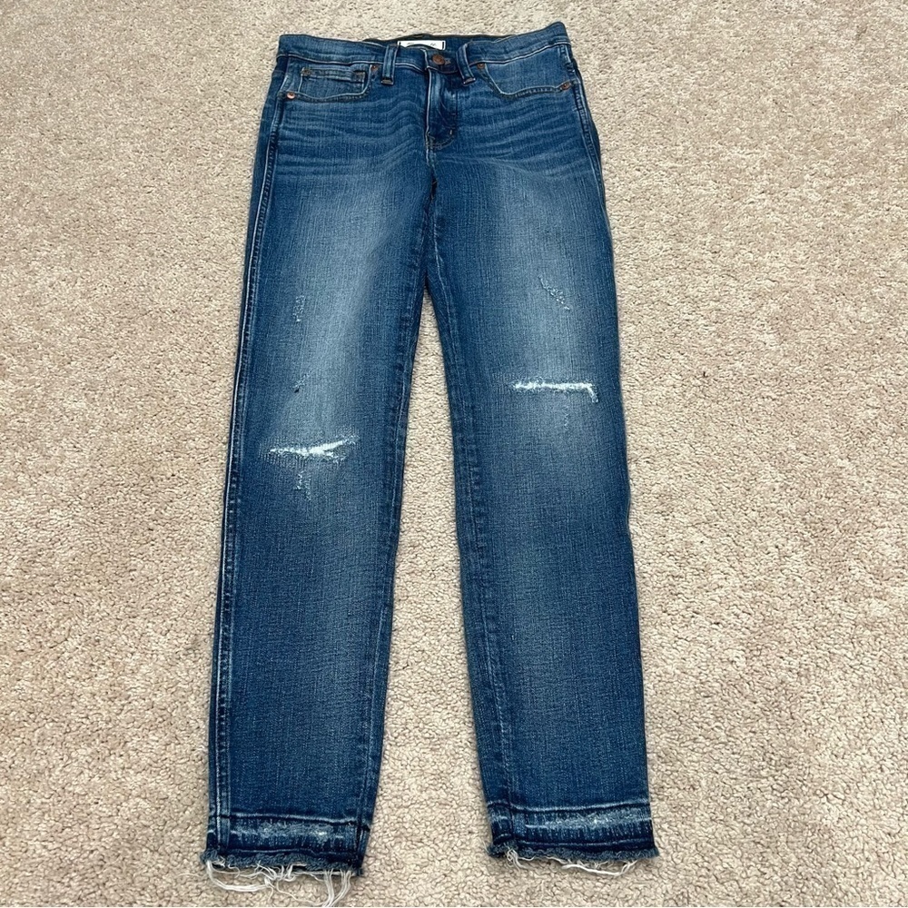 Madewell Distressed 9” High Rise Skinny Jeans Women’s Size 27